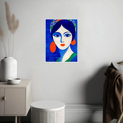 Plavi portret žene