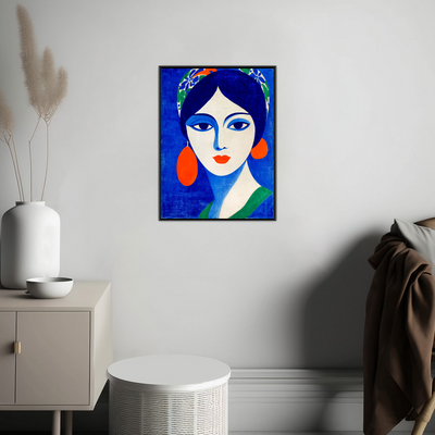 Plavi portret žene
