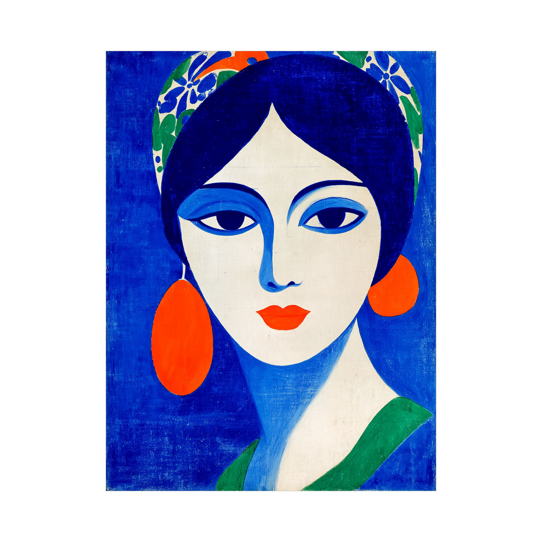 Plavi portret žene