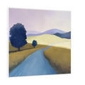 Umetnička slika ​Plavo drvo na platnu - NS Canvas Shop