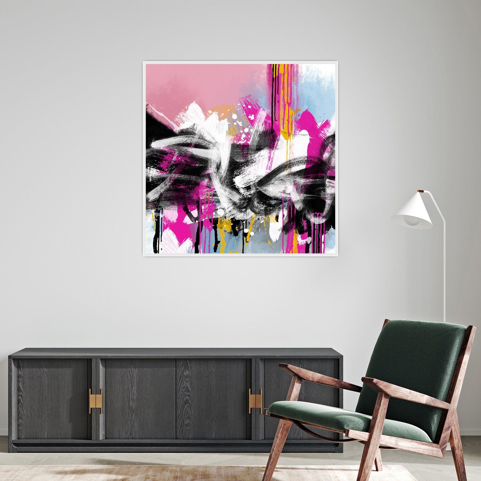 Umetnička slika ​Ples Energije na platnu - NS Canvas Shop