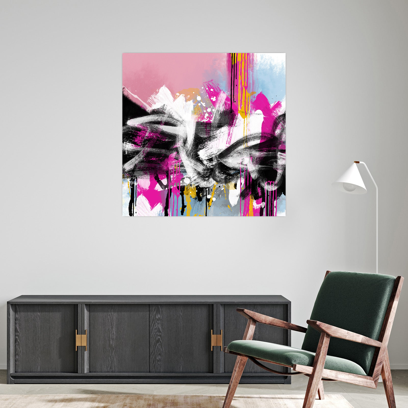 Umetnička slika ​Ples Energije na platnu - NS Canvas Shop