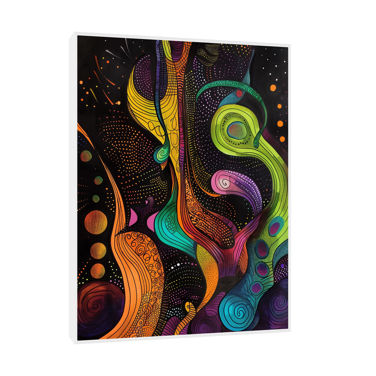 Umetnička slika ​Ples cvetova na platnu - NS Canvas Shop