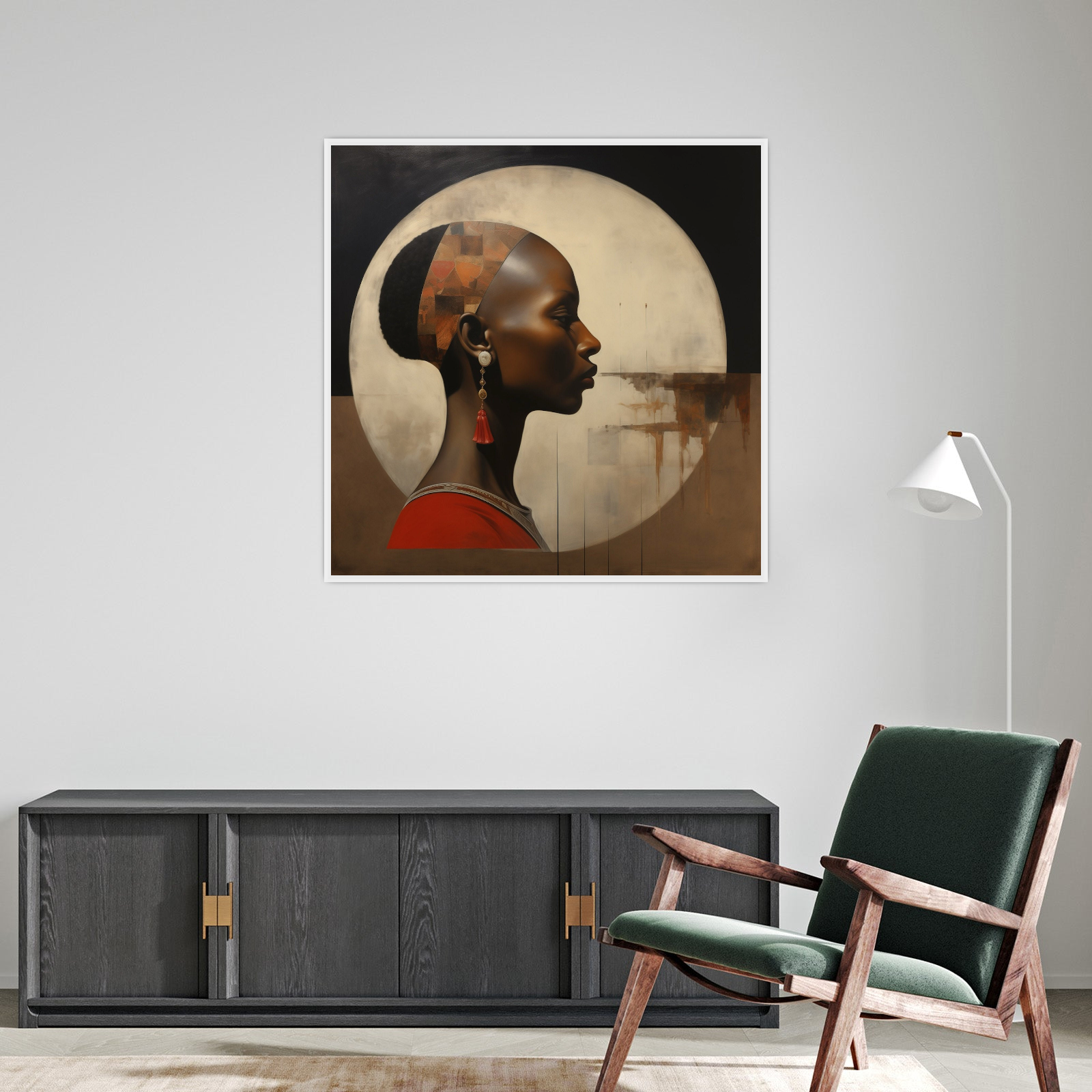 Umetnička slika ​Pogled na platnu - NS Canvas Shop