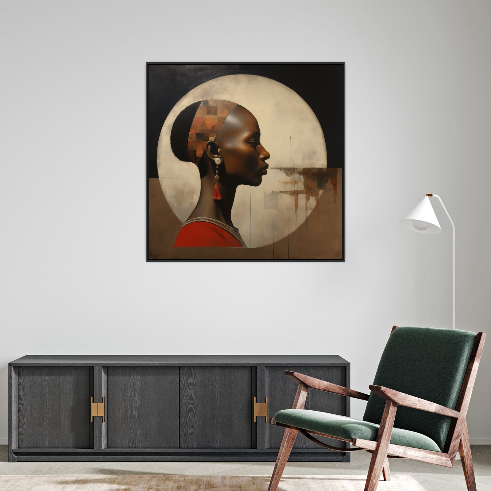 Umetnička slika ​Pogled na platnu - NS Canvas Shop