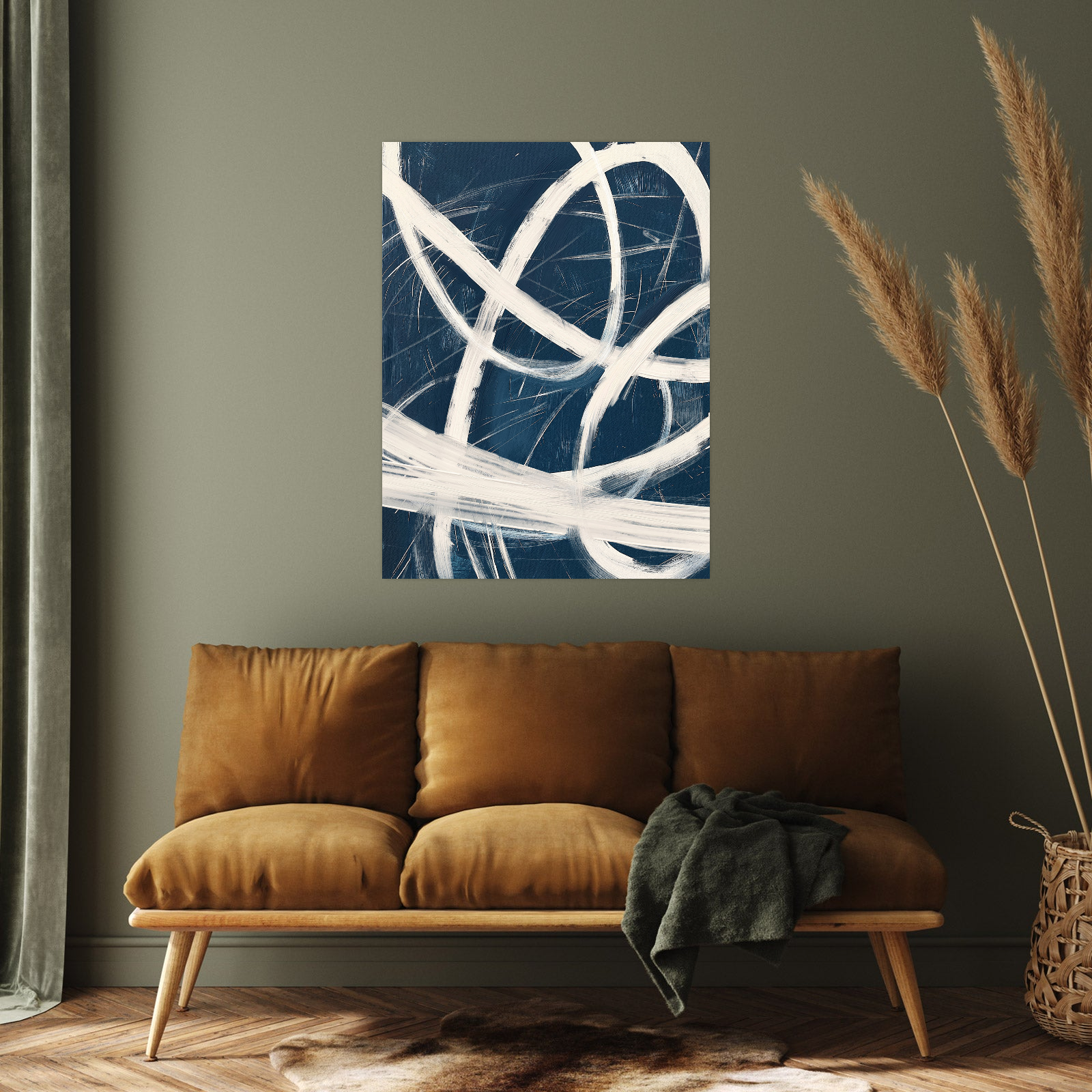 Umetnička slika ​Pogled Kroz Jednu Liniju na platnu - NS Canvas Shop