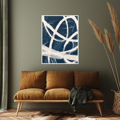 Umetnička slika ​Pogled Kroz Jednu Liniju na platnu - NS Canvas Shop
