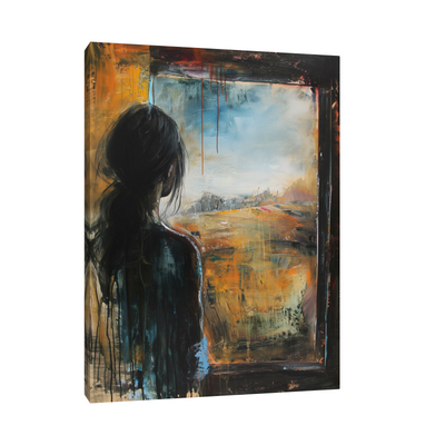 Umetnička slika ​Pogled u daljinu na platnu - NS Canvas Shop