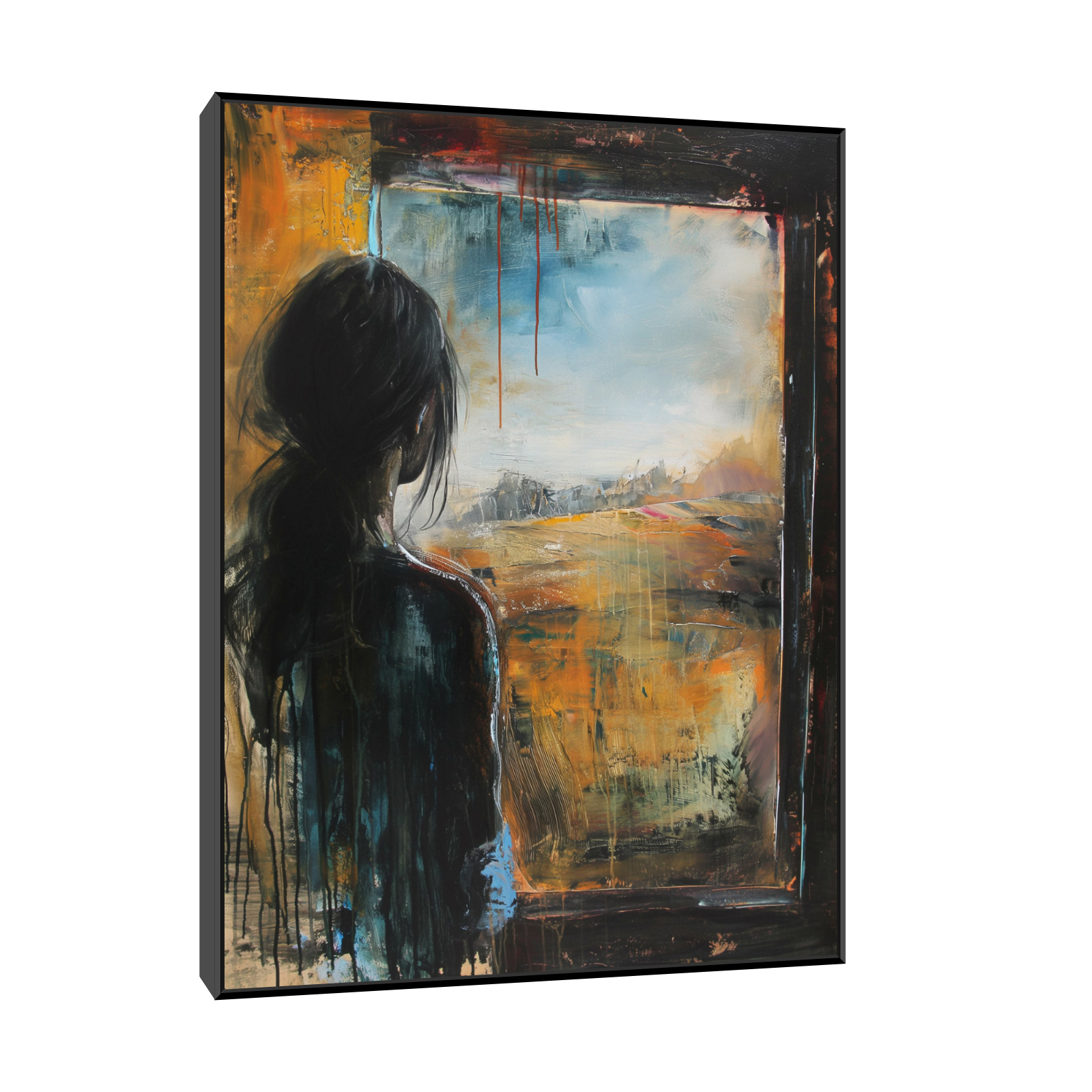 Umetnička slika ​Pogled u daljinu na platnu - NS Canvas Shop