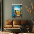 Umetnička slika ​Pogled u daljinu na platnu - NS Canvas Shop