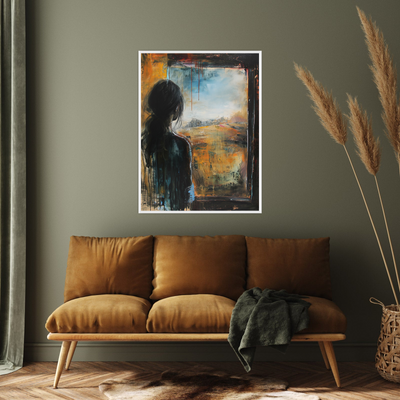 Umetnička slika ​Pogled u daljinu na platnu - NS Canvas Shop