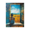 Umetnička slika ​Pogled u daljinu na platnu - NS Canvas Shop