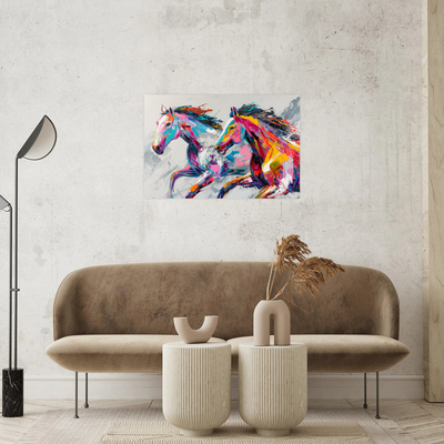 Umetnička slika ​Pokret na platnu - NS Canvas Shop