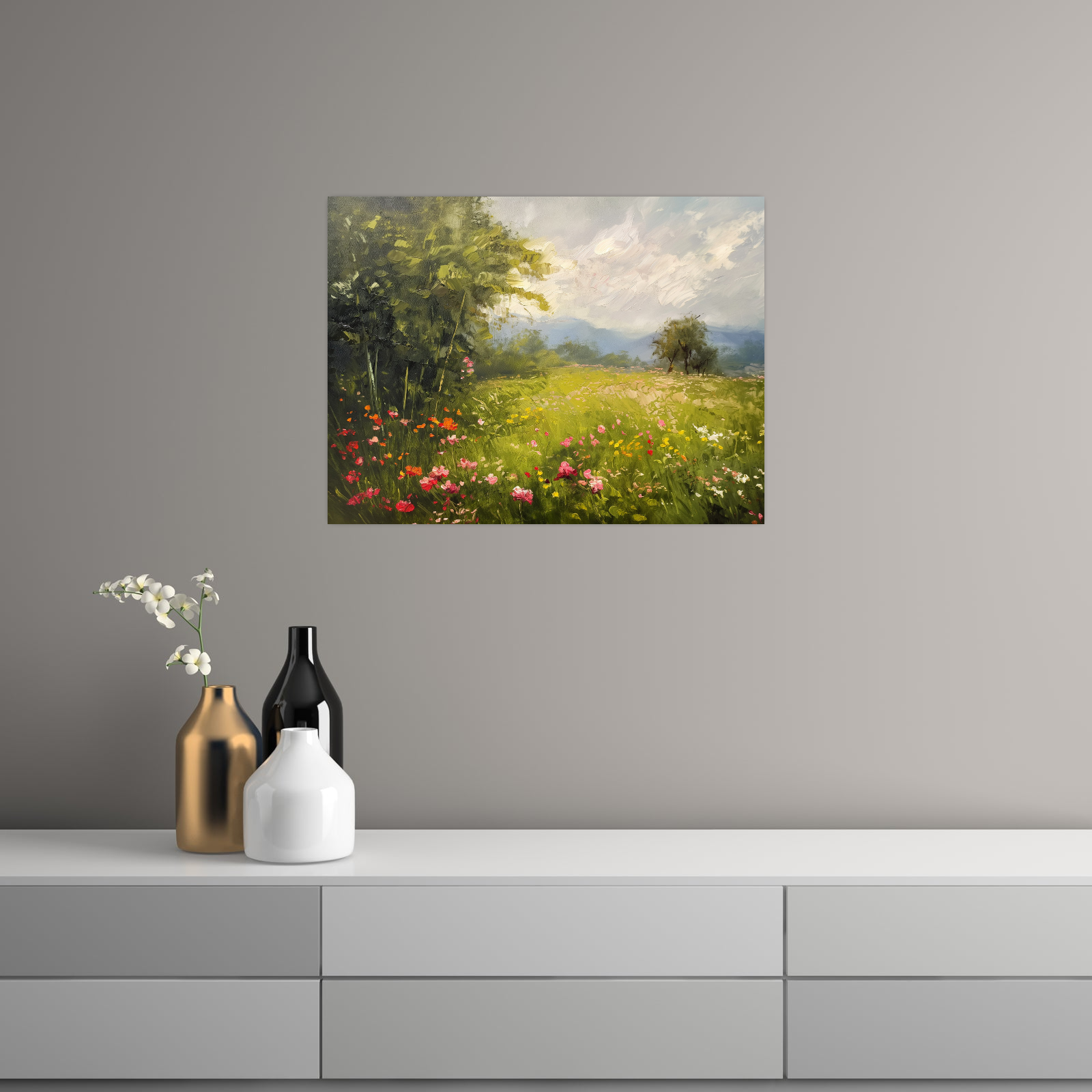 Umetnička slika ​Poljana na platnu - NS Canvas Shop