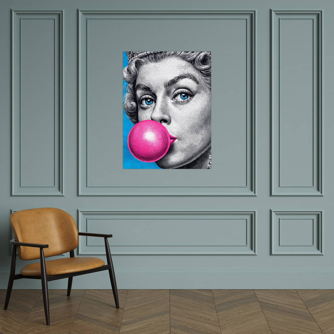 Pop Art kraljica sa žvakom