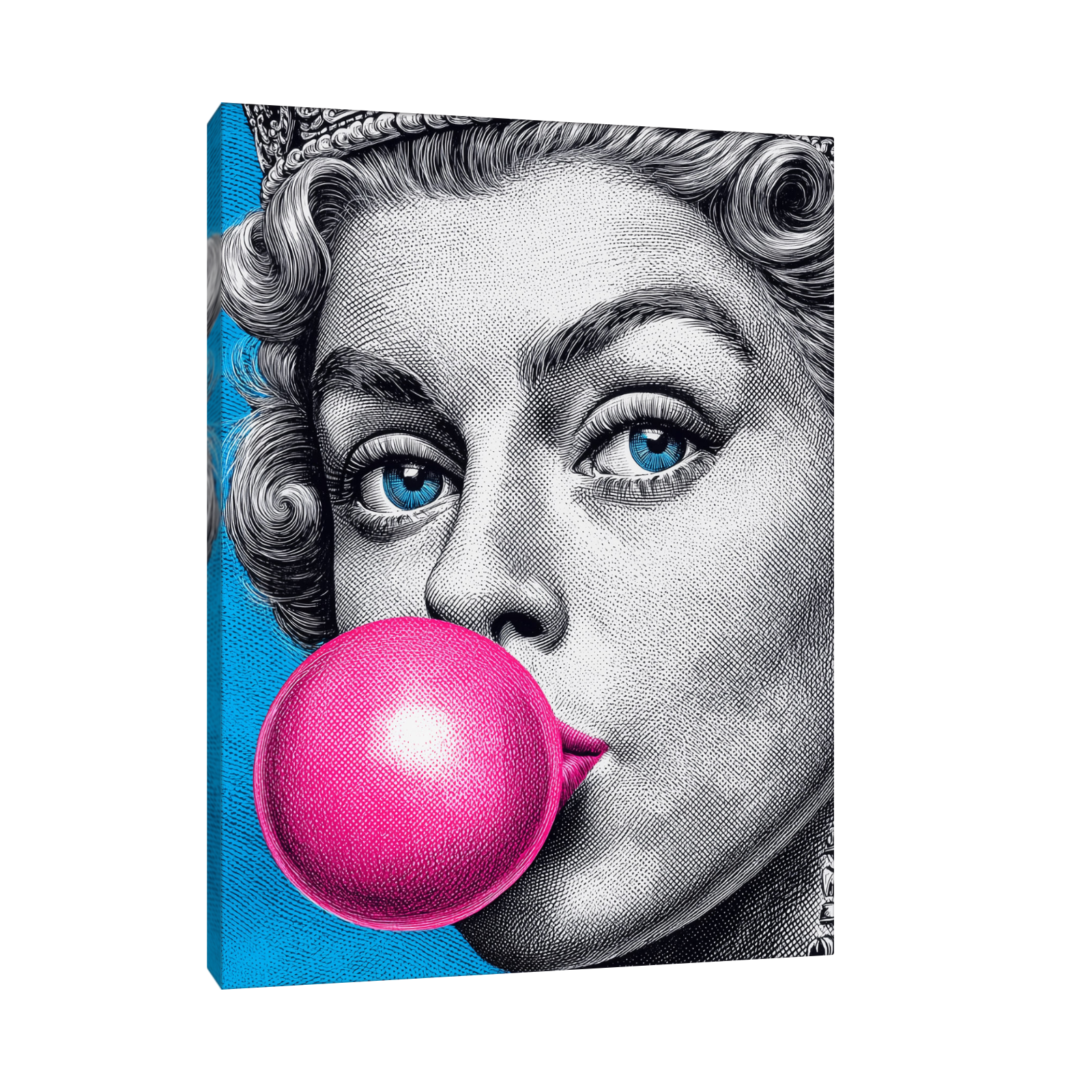 Pop Art kraljica sa žvakom