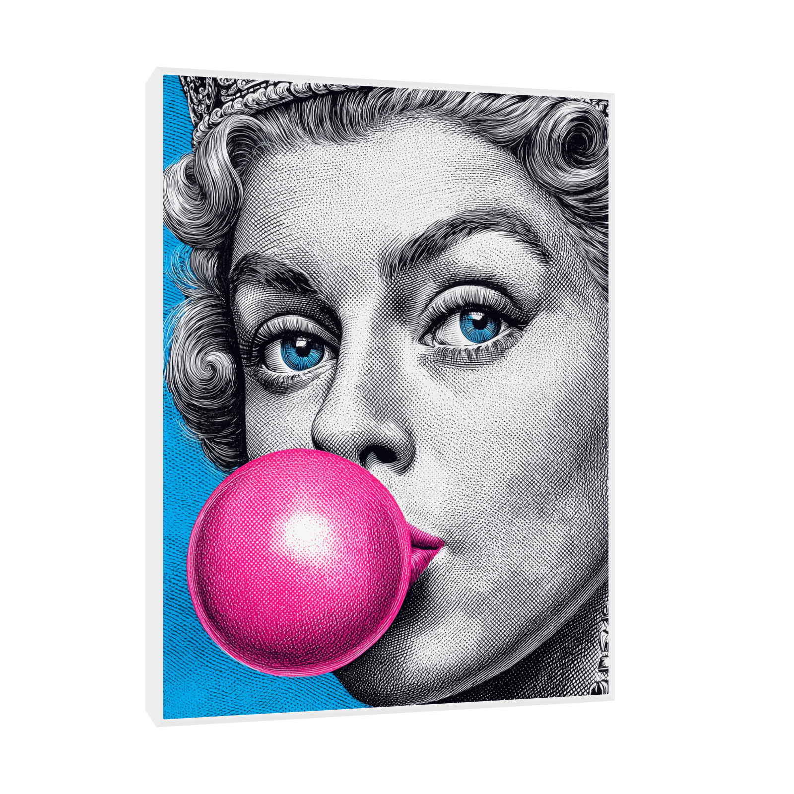 Pop Art kraljica sa žvakom