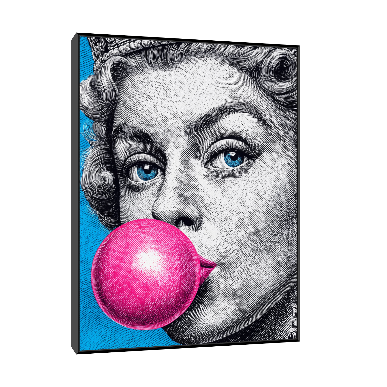 Pop Art kraljica sa žvakom