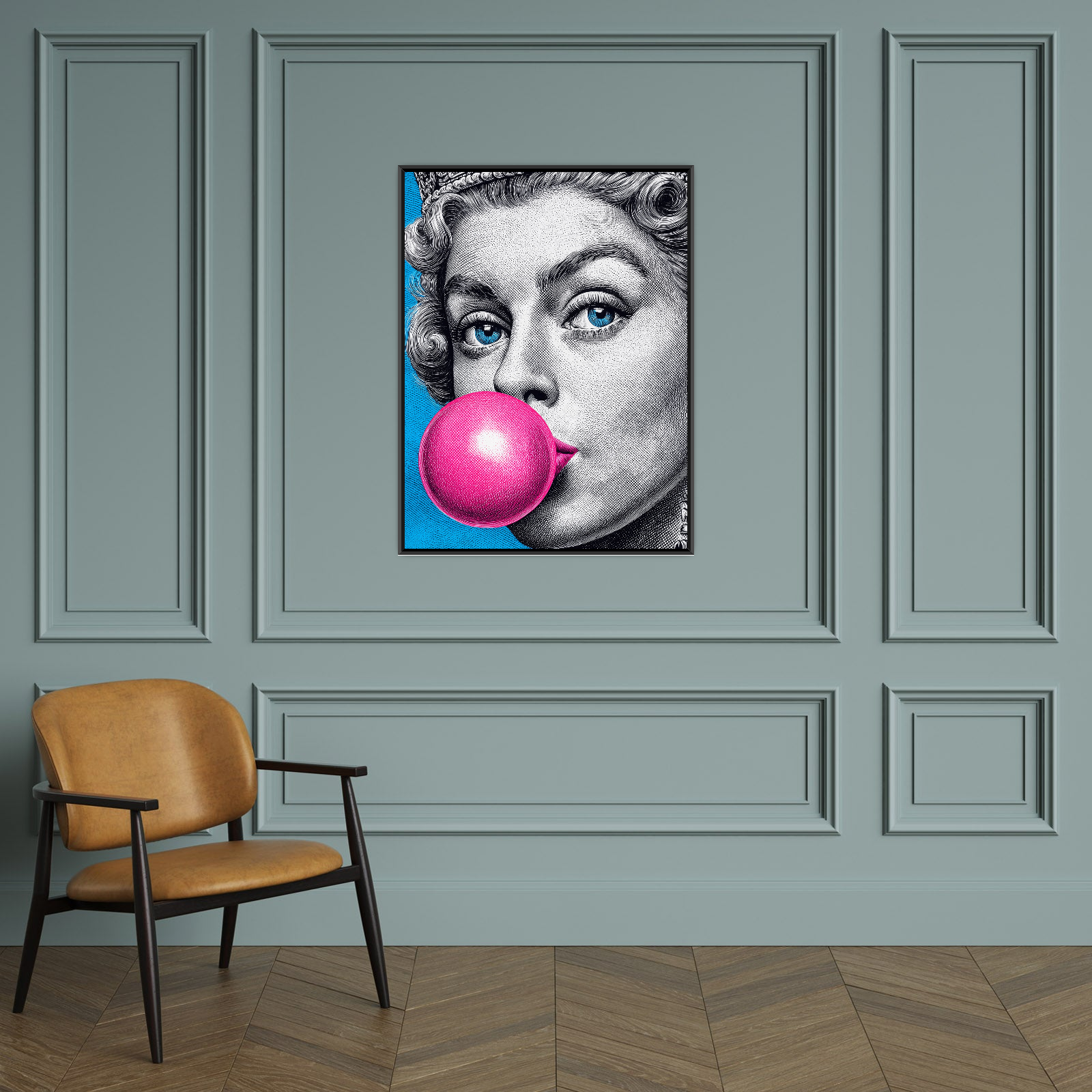 Pop Art kraljica sa žvakom