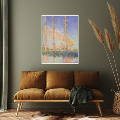 Umetnička slika ​Poplars, Claude Monet na platnu - NS Canvas Shop