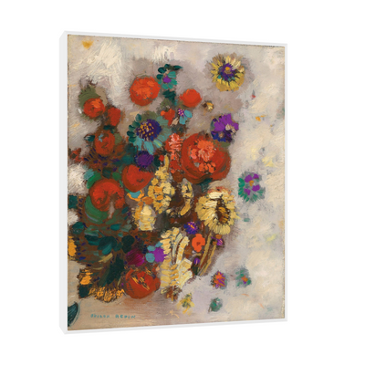 Umetnička slika ​Poppies and Daisies, Odilon Redon na platnu - NS Canvas Shop