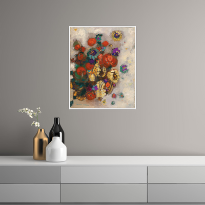 Umetnička slika ​Poppies and Daisies, Odilon Redon na platnu - NS Canvas Shop
