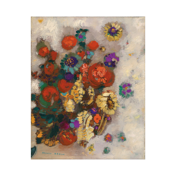 Umetnička slika ​Poppies and Daisies, Odilon Redon na platnu - NS Canvas Shop