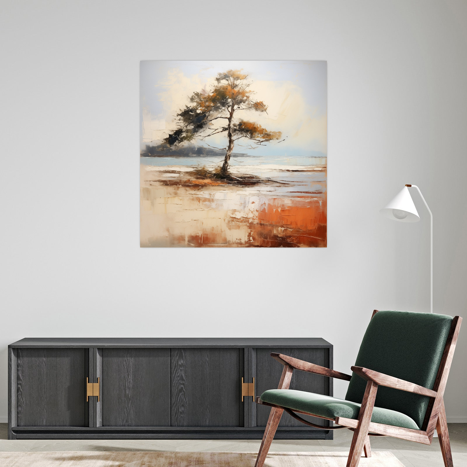 Umetnička slika ​Pored Dunava na platnu - NS Canvas Shop