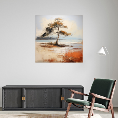 Umetnička slika ​Pored Dunava na platnu - NS Canvas Shop