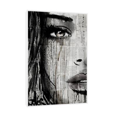 Umetnička slika ​Portret devojke-kolaž na platnu - NS Canvas Shop