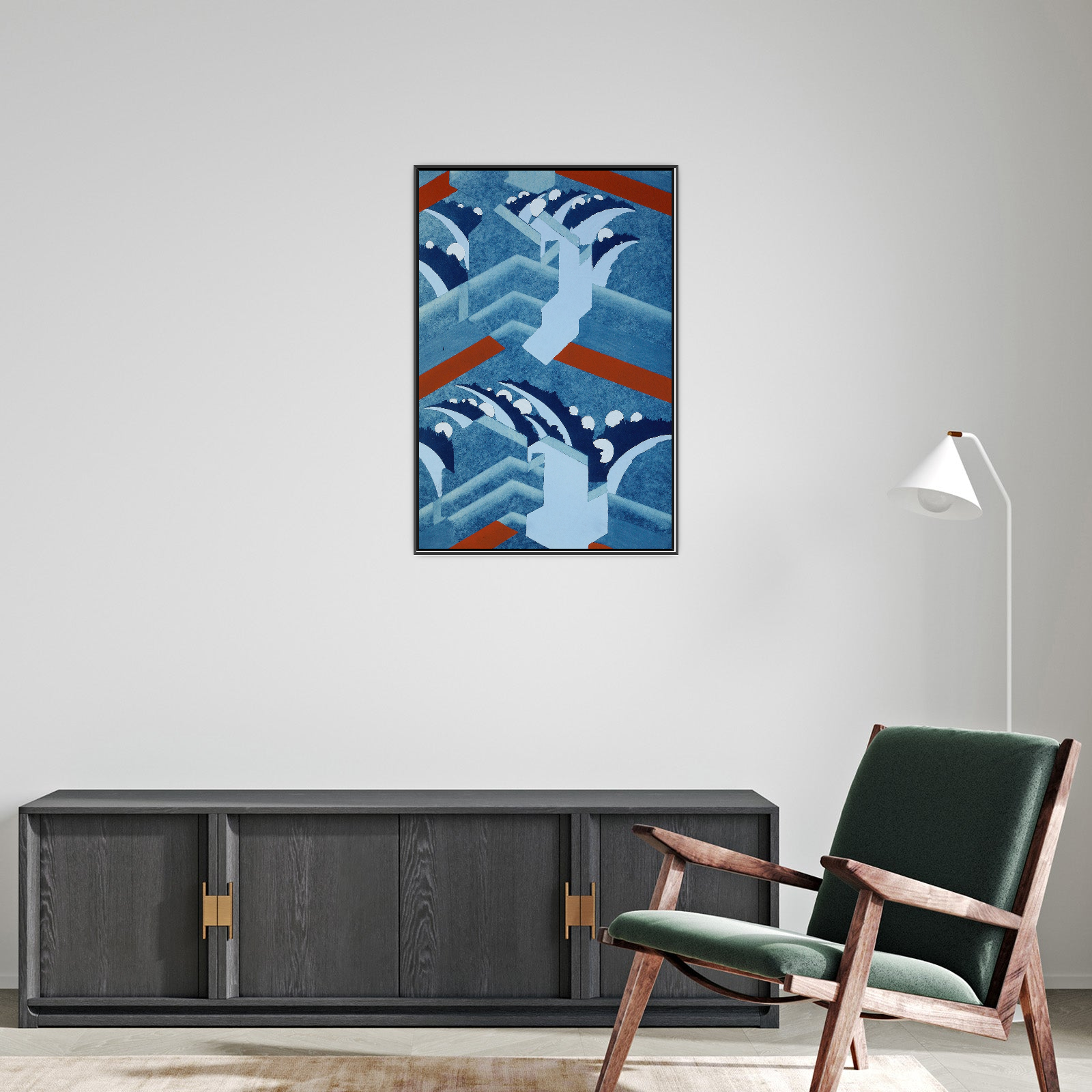 Umetnička slika ​Prismes-36, Emile-Allain Séguy na platnu - NS Canvas Shop