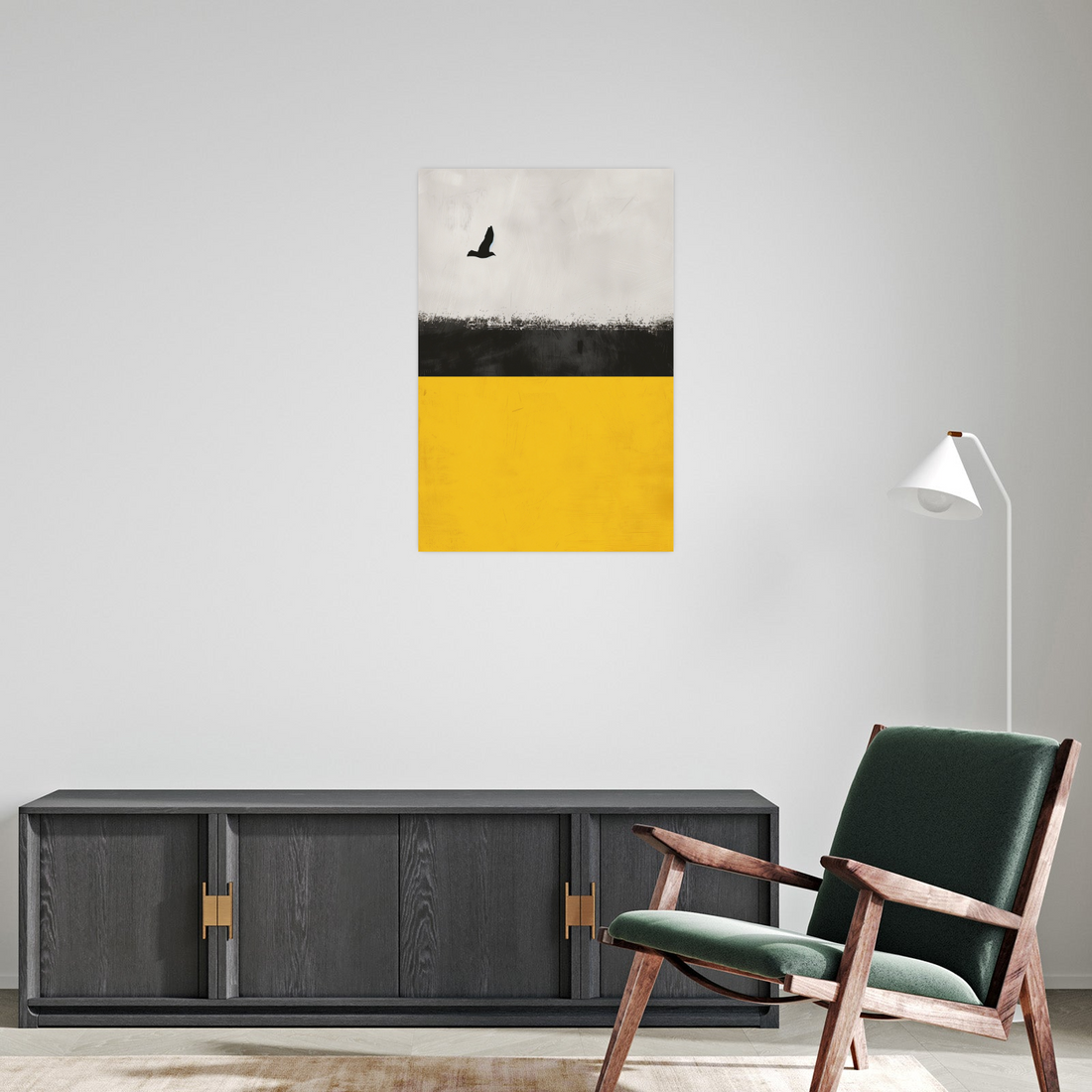 Umetnička slika ​Ptica II na platnu - NS Canvas Shop