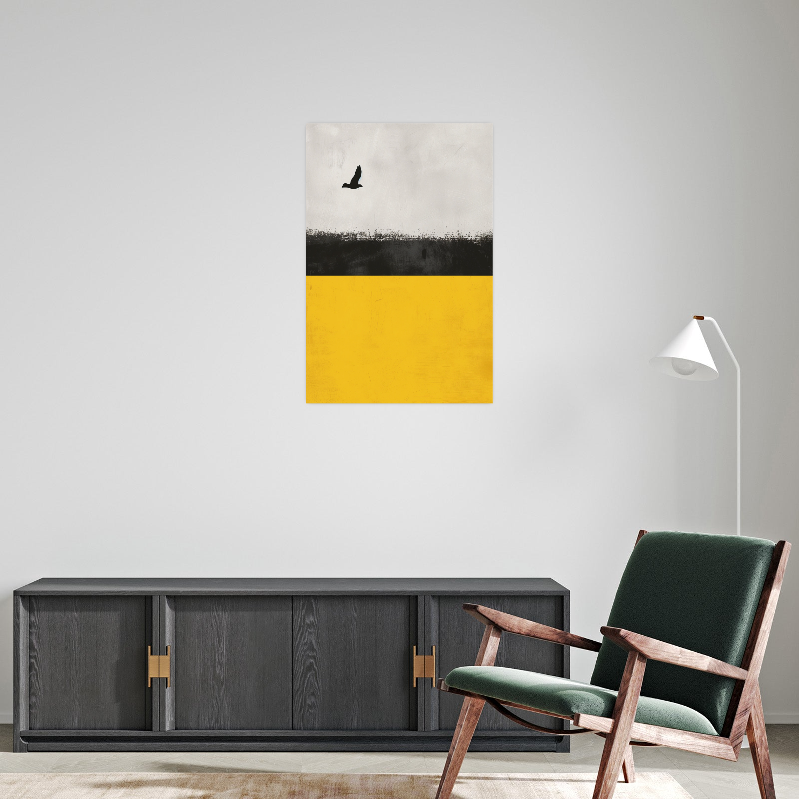Umetnička slika ​Ptica II na platnu - NS Canvas Shop