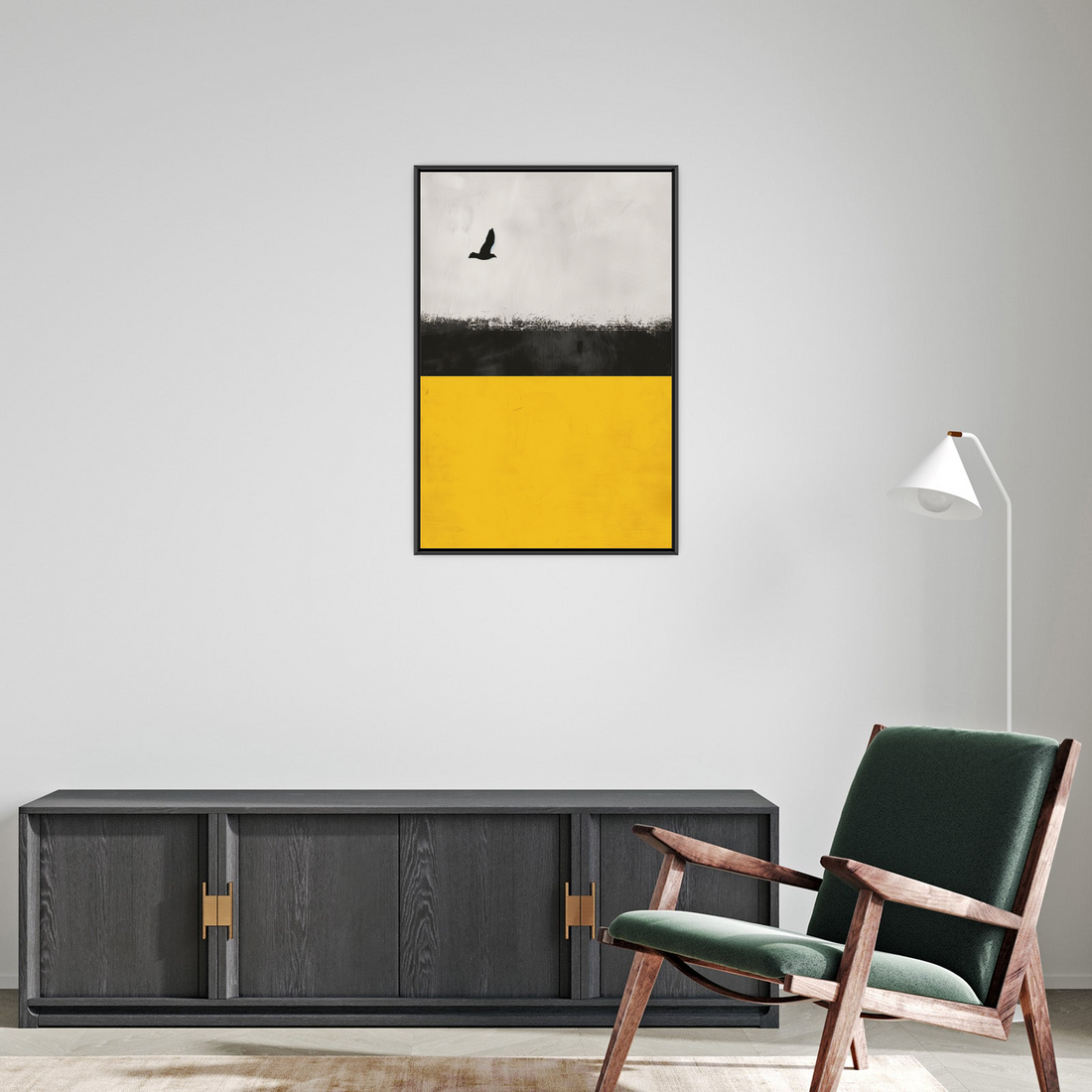 Umetnička slika ​Ptica II na platnu - NS Canvas Shop