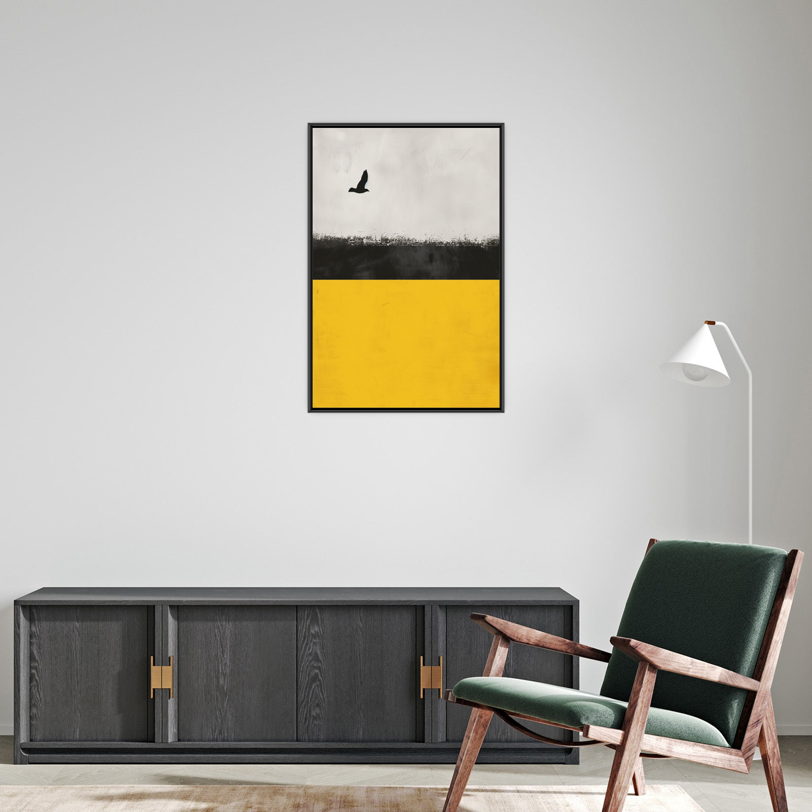 Umetnička slika ​Ptica II na platnu - NS Canvas Shop