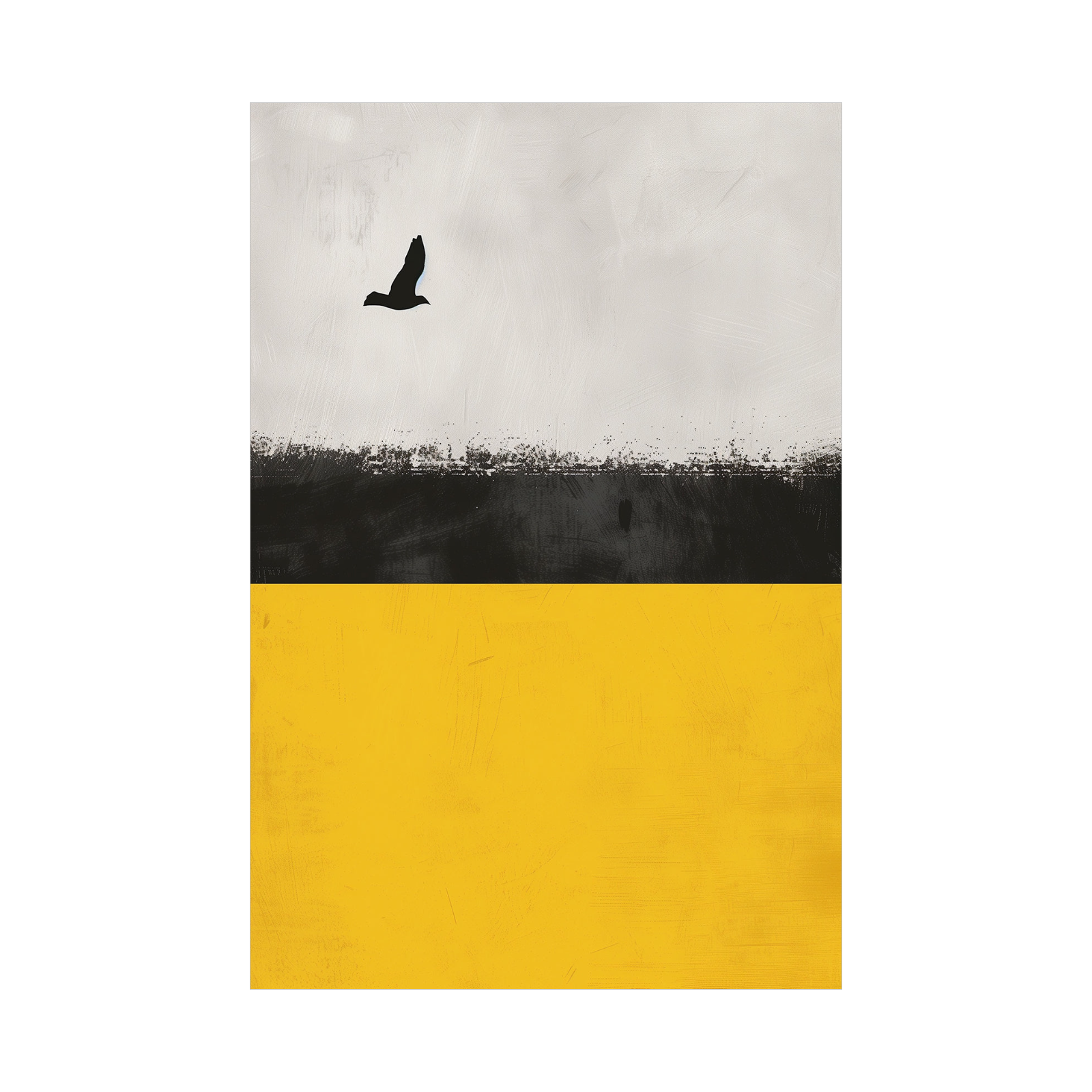 Umetnička slika ​Ptica II na platnu - NS Canvas Shop