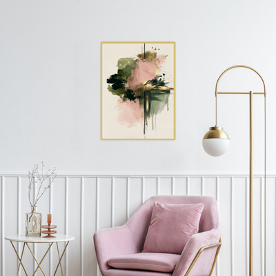 Puder roze kontrast