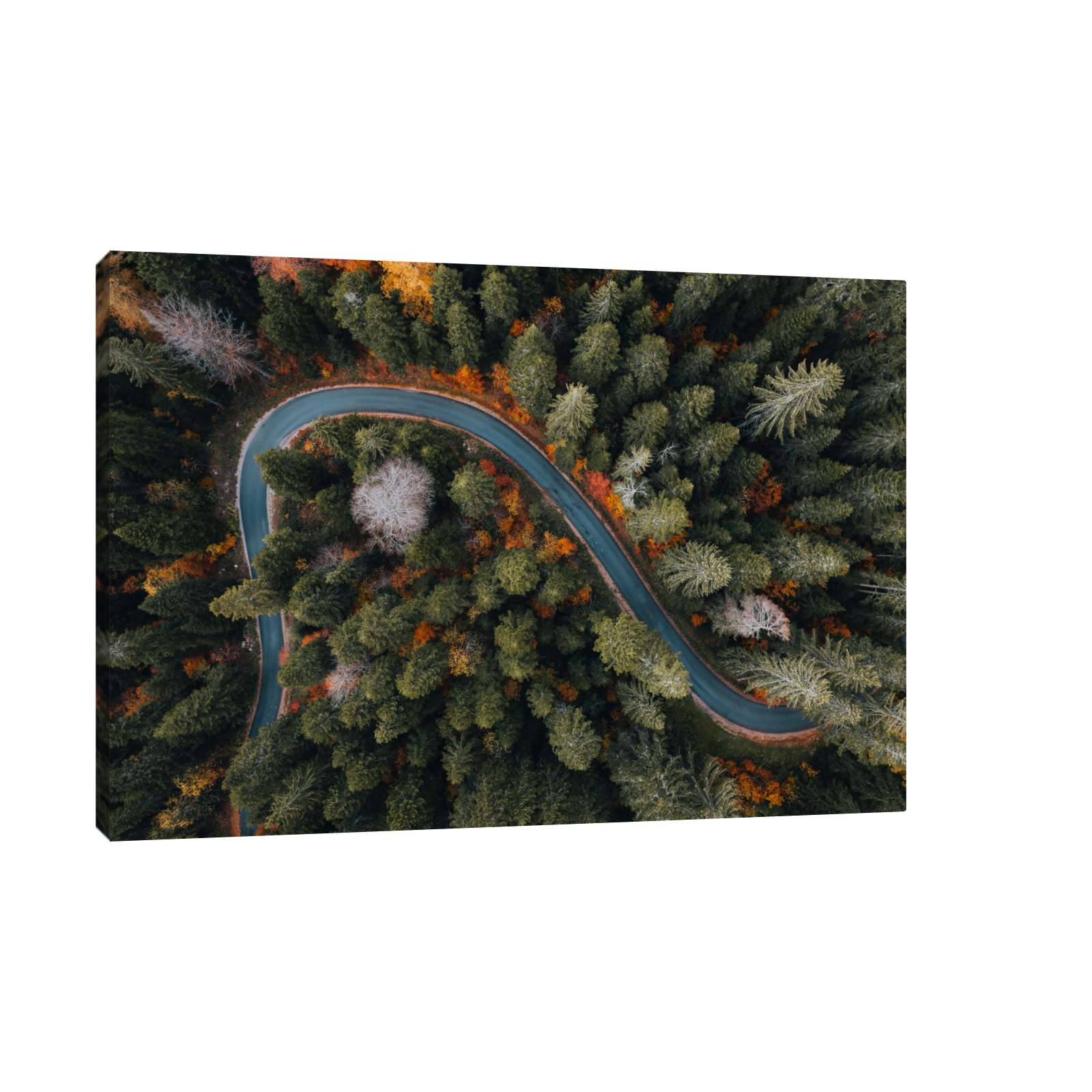 Umetnička slika ​Put sa visine II na platnu - NS Canvas Shop