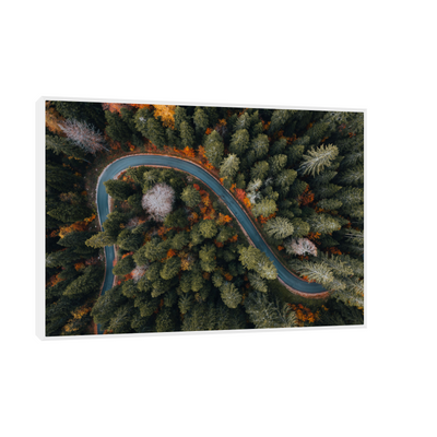 Umetnička slika ​Put sa visine II na platnu - NS Canvas Shop