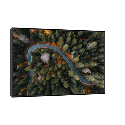 Umetnička slika ​Put sa visine II na platnu - NS Canvas Shop