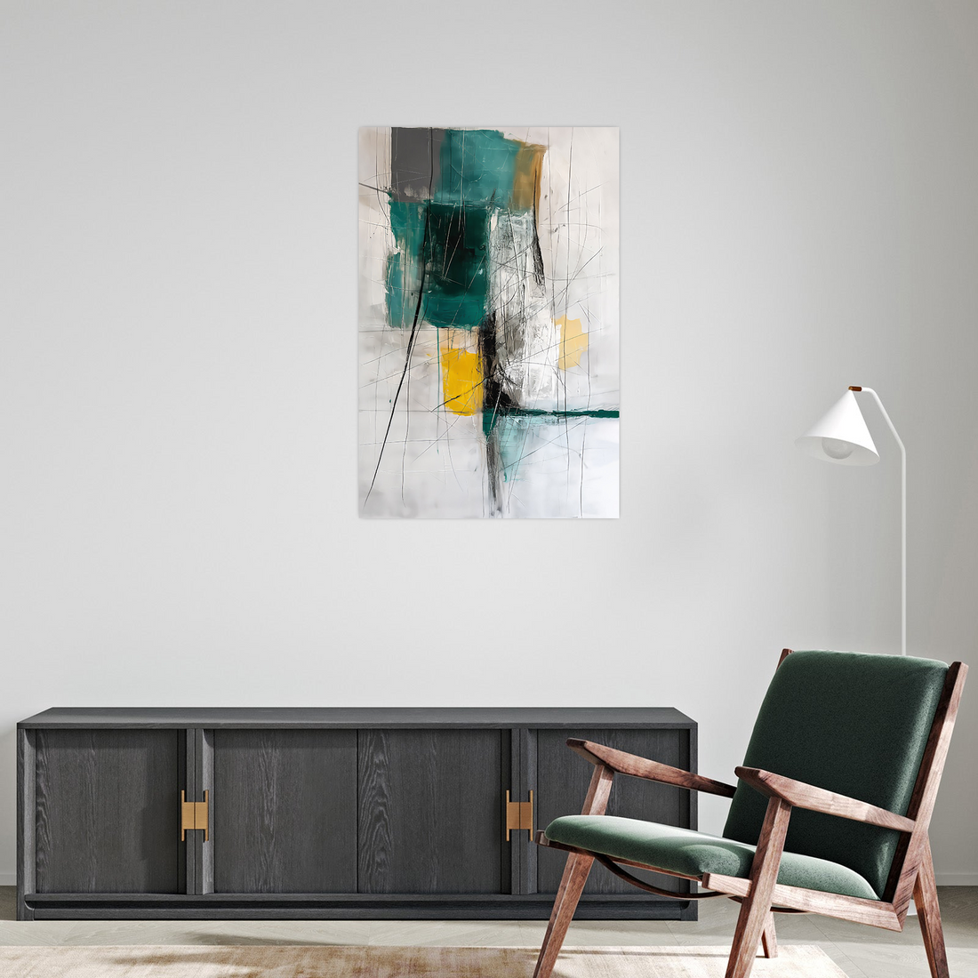 Umetnička slika ​Putevi i prepreke na platnu - NS Canvas Shop