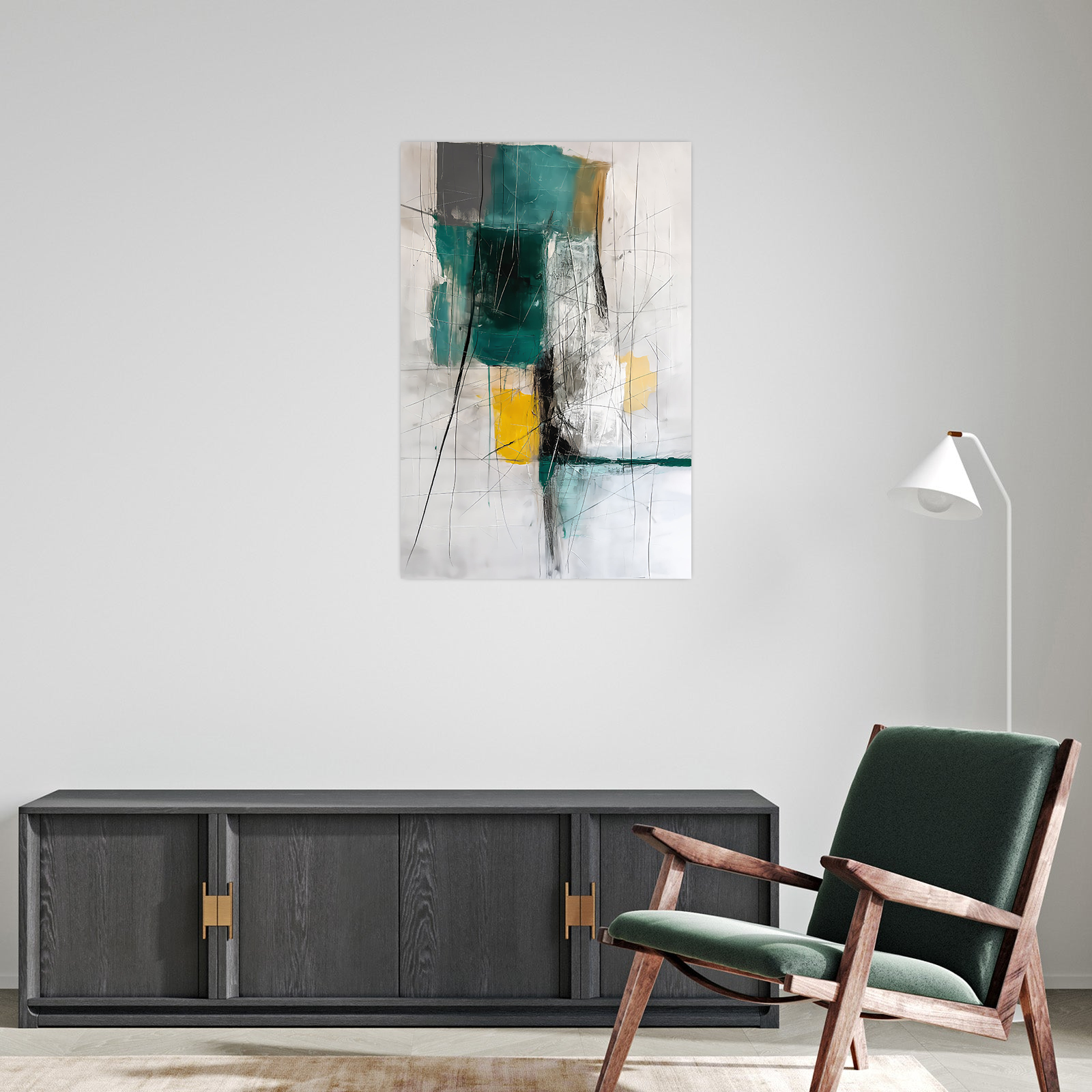 Umetnička slika ​Putevi i prepreke na platnu - NS Canvas Shop
