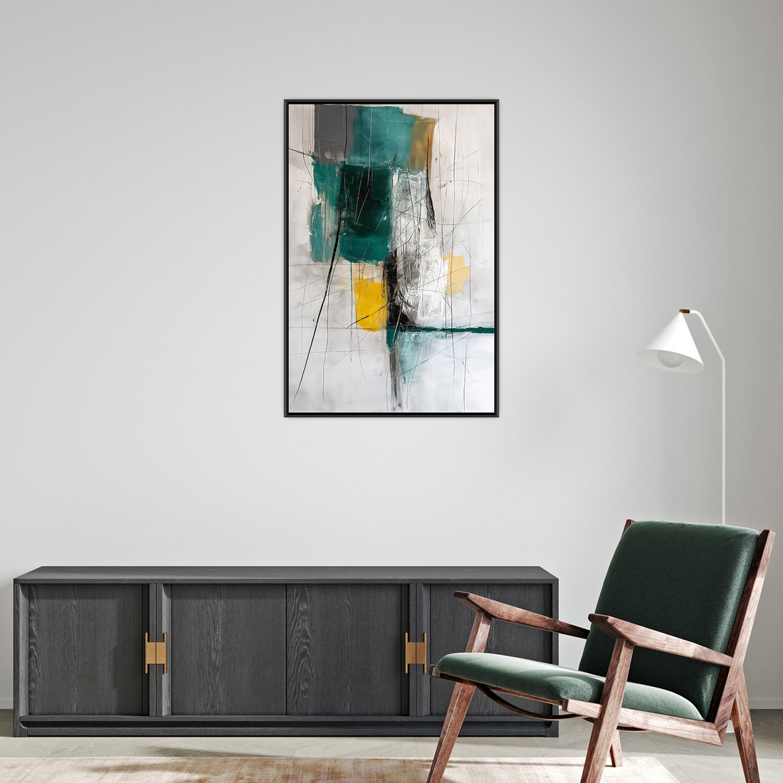Umetnička slika ​Putevi i prepreke na platnu - NS Canvas Shop