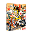 Racing Homer – Pop Art Moto Edition