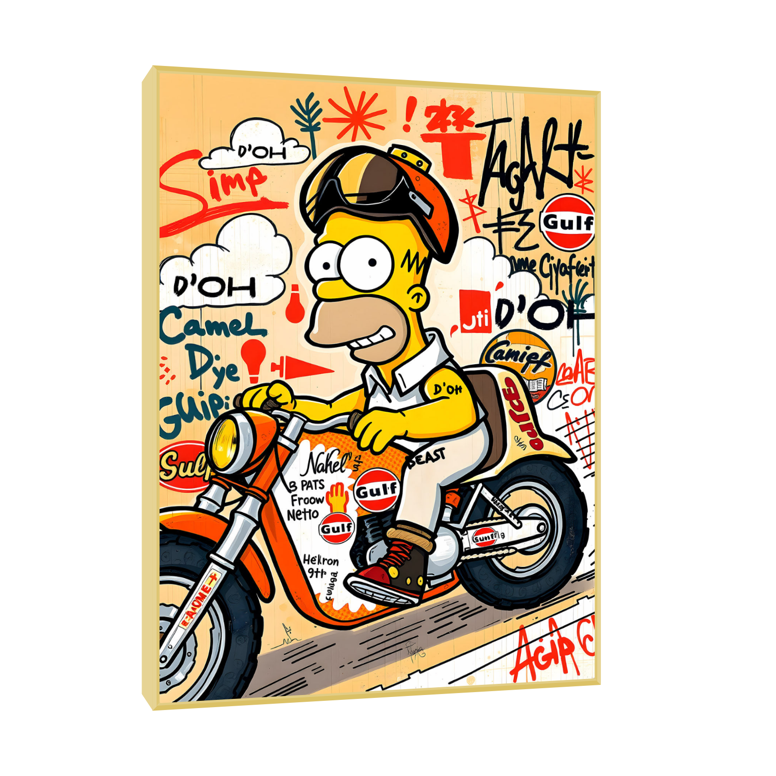 Racing Homer – Pop Art Moto Edition