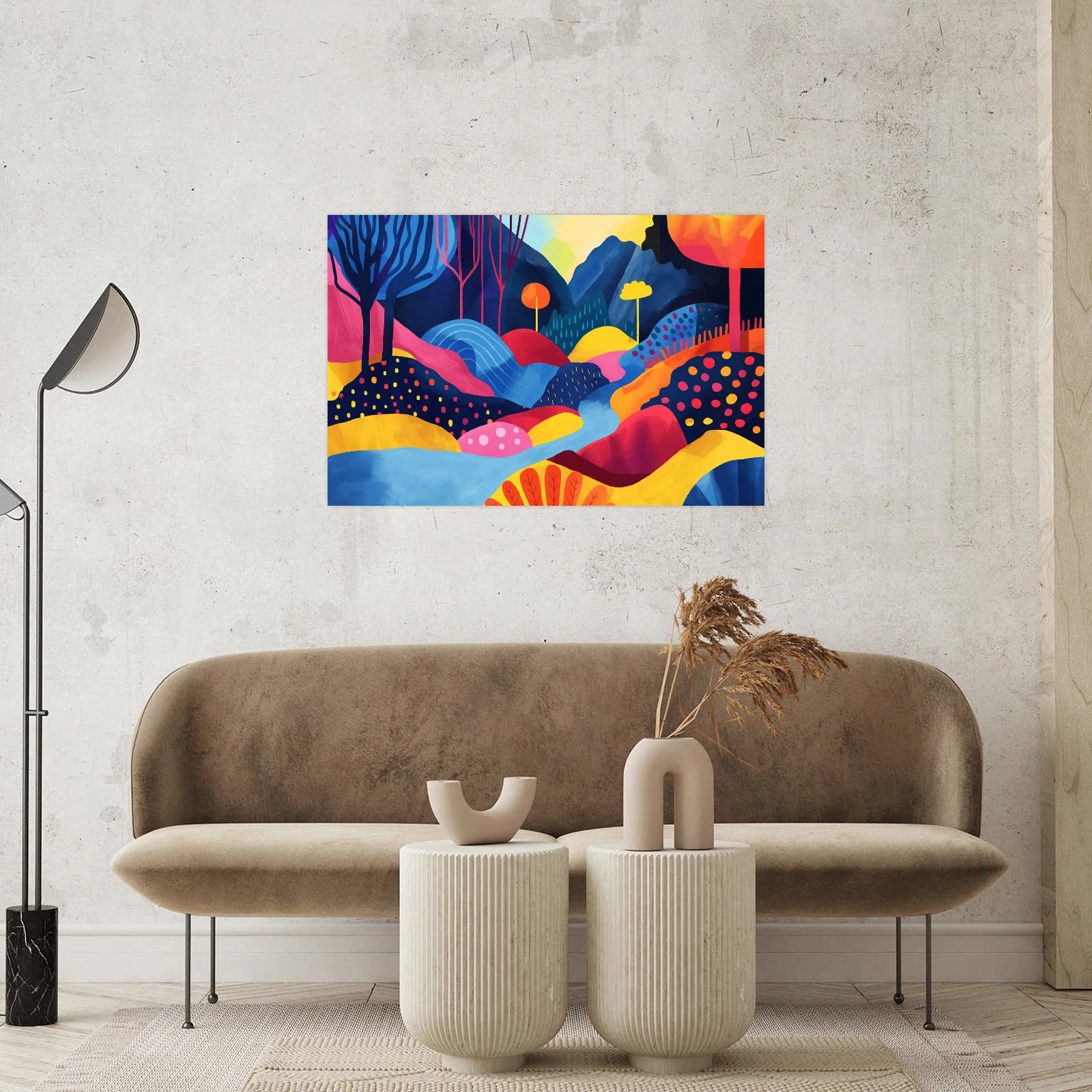 Umetnička slika ​Rapsodija na platnu - NS Canvas Shop