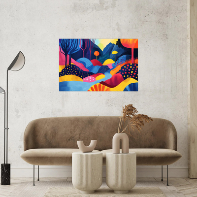 Umetnička slika ​Rapsodija na platnu - NS Canvas Shop