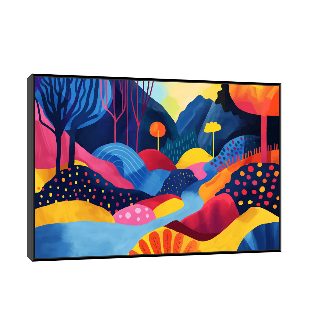 Umetnička slika ​Rapsodija na platnu - NS Canvas Shop