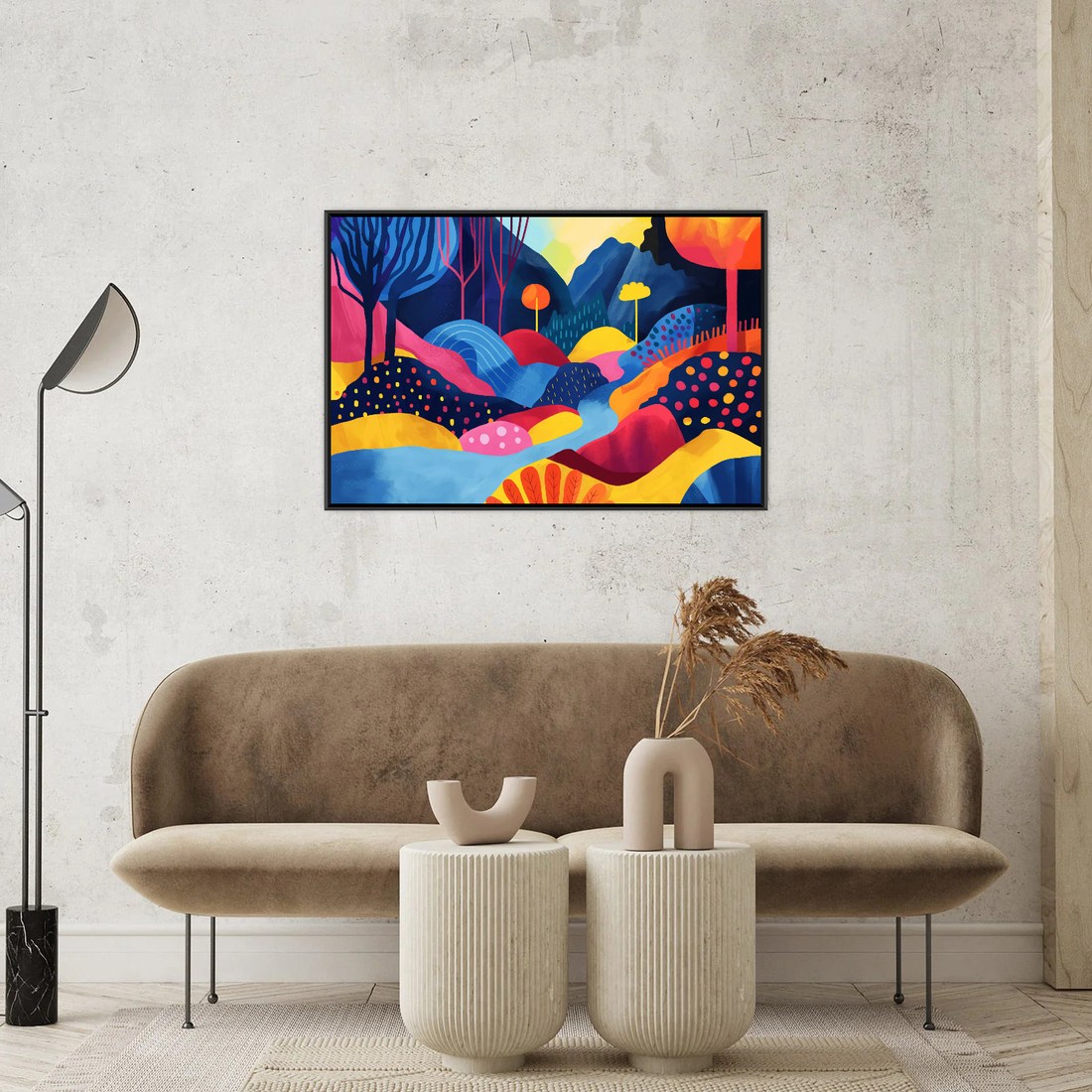 Umetnička slika ​Rapsodija na platnu - NS Canvas Shop