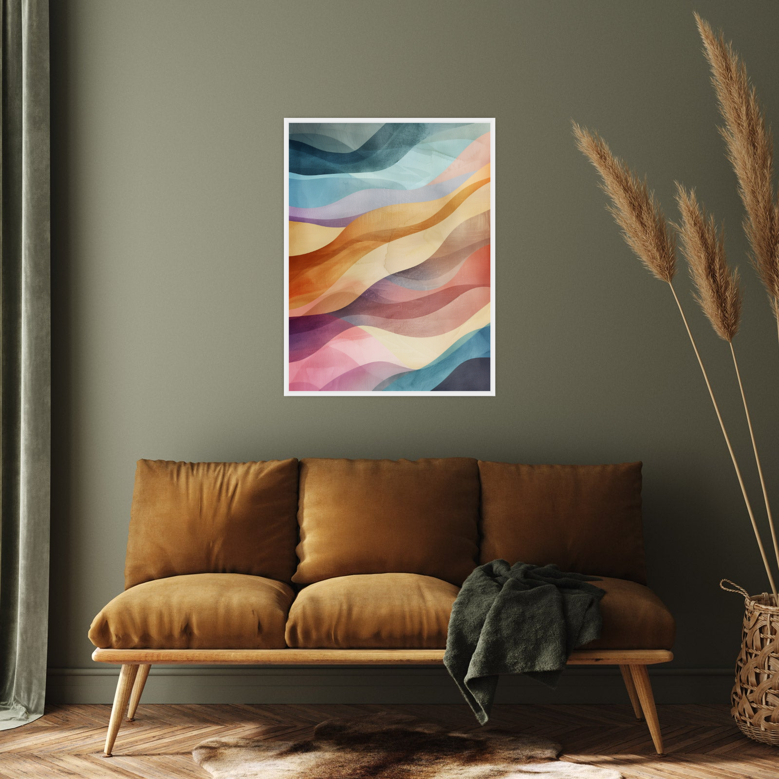 Umetnička slika ​Rapsodija Boja na platnu - NS Canvas Shop